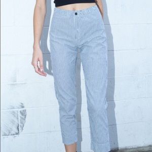 Brandy Melville Striped Tilden Pants